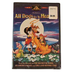 All Dogs Go To Heaven DVD Animated Film Family Classic NOS Sealed